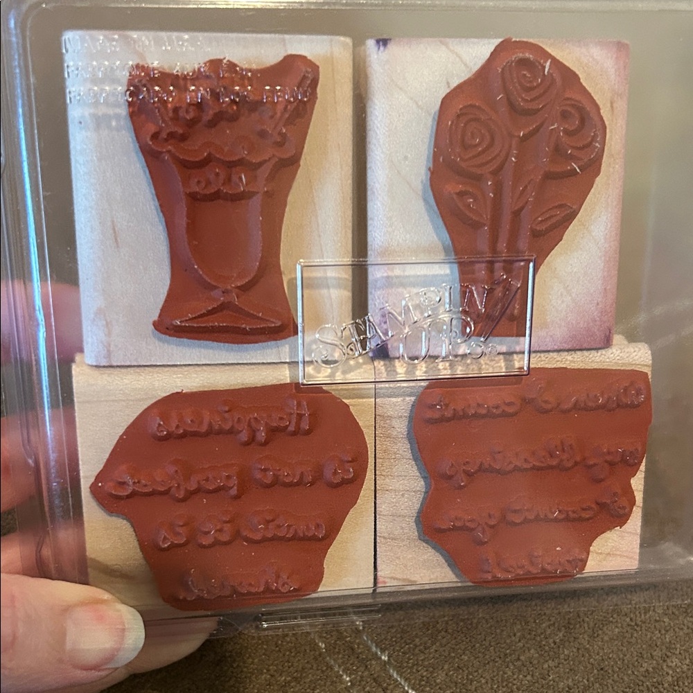 Stampin' Up! Everyday Celebrations Wooden Stamp Set - Natural Wood - Picture 2 of 5